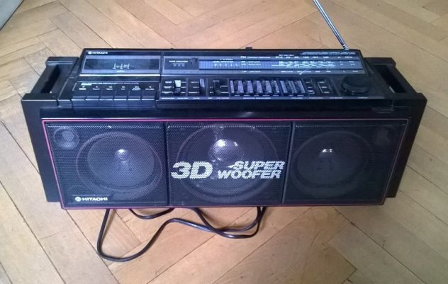 Hitachi TRK-3D7 MK II boombox con subwoofer usato (LEGGERE BENE ANNUNCIO) - Foto 2