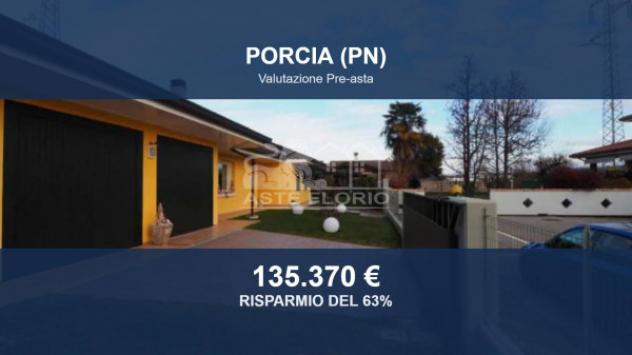 Immobile in asta di 222 m² con più di 5 locali e box auto doppio in vendita a Porcia