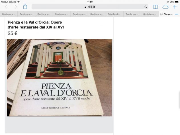 Pienza e la Val d'Orcia: Opere d'arte restaurate dal XIV al XVII secolo , 1984