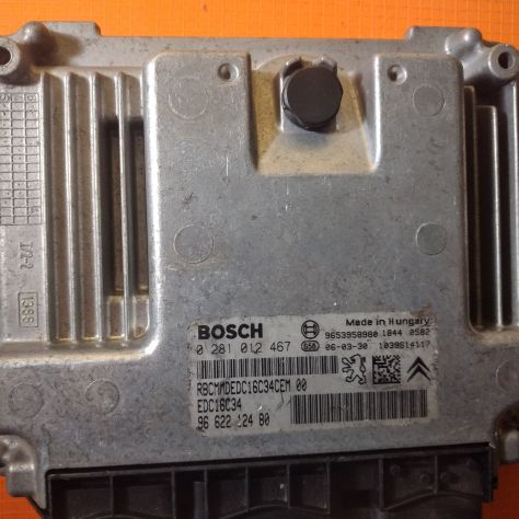 Centralina motore Peugeot 207 1.6hdi 0281012467 9662212480 edc16c34