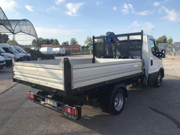 IVECO DAILY 35C14H Cassone ribaltabile trilat.+ Gru - Foto 7
