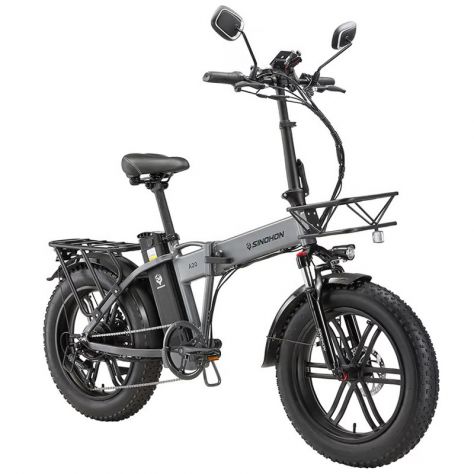 FAT BIKE SINOHON A20 PIEGHEVOLE 250W 48V NUOVO - Foto 6