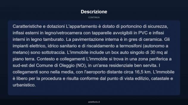 Immobile in asta di 117 m², box auto in vendita a Oleggio - Foto 17