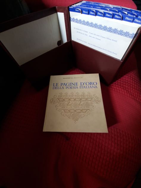 LE PAGINE D'ORO DELLA POESIA ITALIANAm libro + dischi - Foto 2