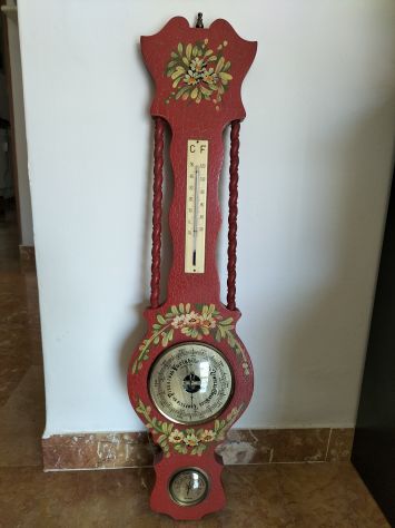 Barometro rosso vintage - Foto 2