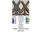 Distintivo Artiglieria Esercito Svedese.