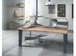 Tavolo moderno in rovere impiallacciato Cod 001M