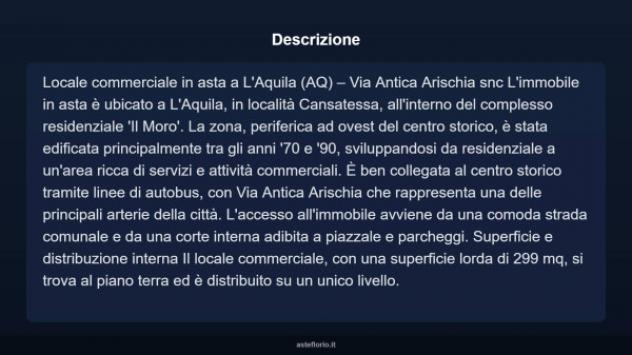 Immobile in asta di 299 m² in vendita a L'Aquila - Foto 9
