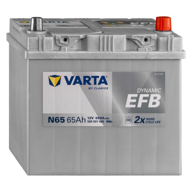 Batteria VARTA 565501065 N65 Dynamic EFB 65 Ah 12V 650A