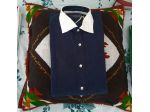 hydrogen camicia blu oxford