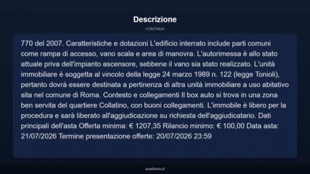 Immobile in asta di 14 m² in vendita a Roma - Foto 10