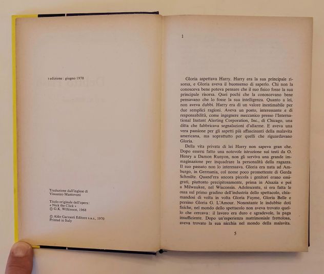 Delitto flash di G.K.Wilkinson 1°Ed: Garzanti, Giugno,1970 ottimo - Foto 6