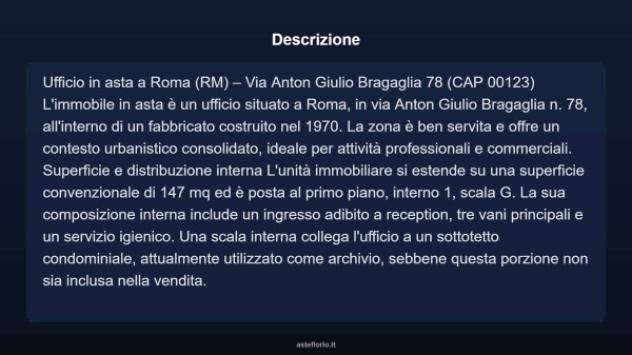 Immobile in asta di 147 m² in vendita a Roma - Foto 10