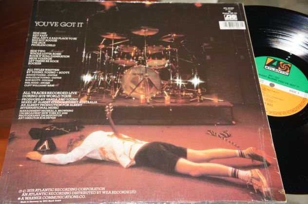 AC/DC - If You Want Blood - LP / 33 giri 1° Stampa 1978 Atlantic - Foto 3