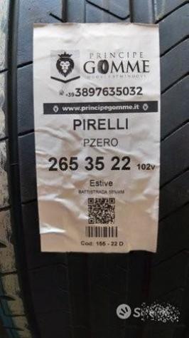 4 gomme 265 35 22 pirelli a155 - Foto 2