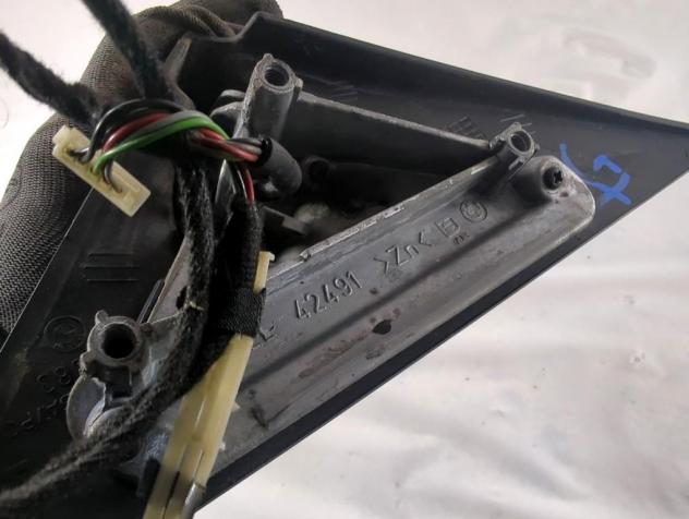 51168245125 SPECCHIETTO RETROVISORE ESTERNO SINISTRO CONNETTORE 5 PIN BMW SERIE 3 320D E46 2.0 D 110KW 5M 4P (2003) RICAMBIO USATO SENZA VETRO SPECCHI - Foto 7