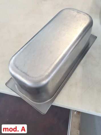 vaschette gelato inox singole e doppie usate - Foto 3