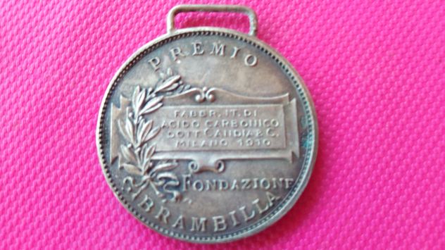 Medaglia Argento 800, anno 1910, originale - Foto 3