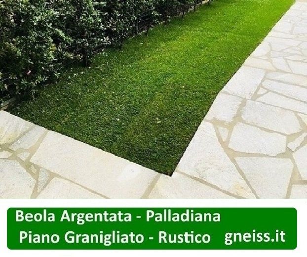 Pavimento Palladiana in BEOLA ARGENTATA , Piano Granigliato - Rustico - Foto 4
