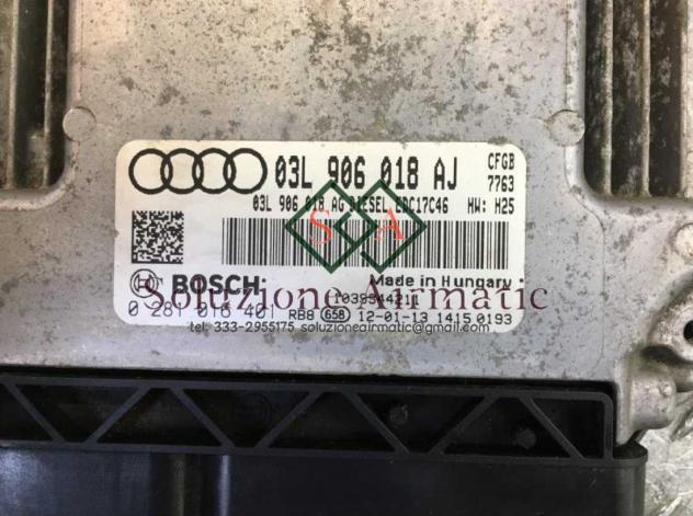 Audi A3 8P 2.0 TDI centralina motore 0281016401 - Foto 2
