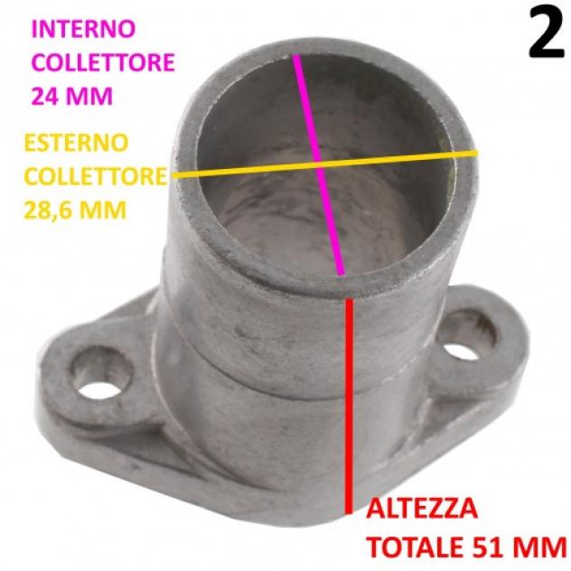 Collettore aspirazione FBM Minarelli per 22 e 24 - Foto 4
