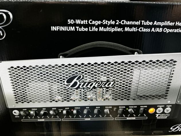 Bugera T50 Infinium testata valvolare per chitarra - Foto 4