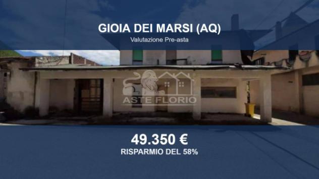 Immobile in asta di 334 m², box auto in vendita a Gioia dei Marsi