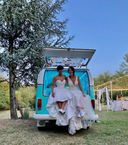 Noleggio Volkswagen VW T1 T2 pulmino bus 9 posti matrimonio - Foto 8
