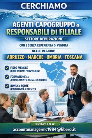 venditori zone abruzzo marche umbria e toscana