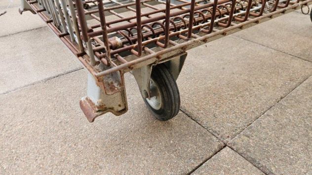 Carrello Gabbia Prof Pieghevole 115x80 industriale - Foto 4