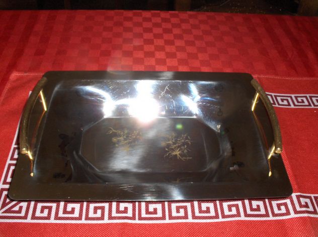 Antico Vassoio Acciaio Inox 18/10 Made Italy