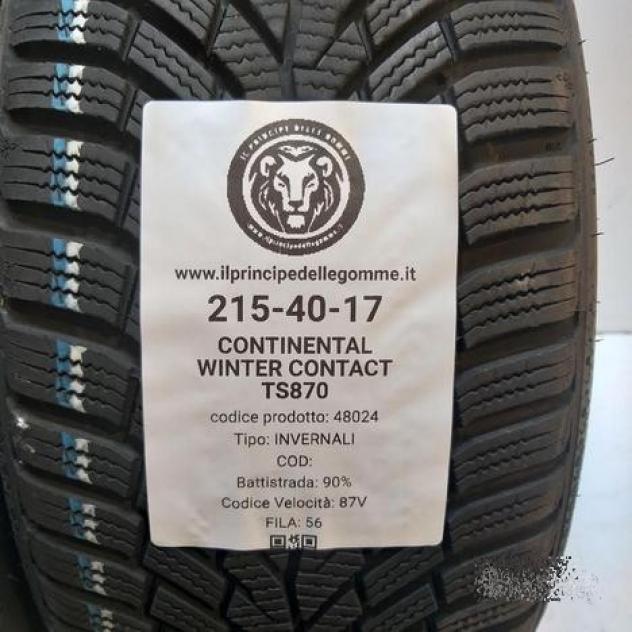 2 gomme 215 40 17 continental a48024 - Foto 2
