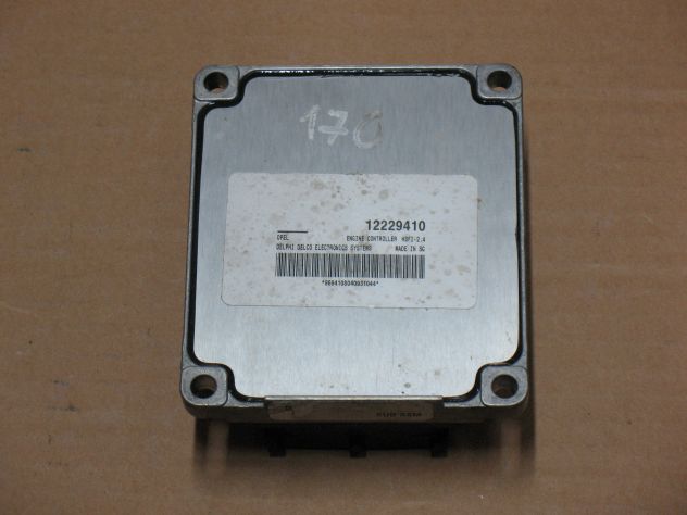 12229410 ECU CENTRALINA MOTORE OPEL ZAFIRA ASTRA 1.6 12229410 HSFI-2.4 - Foto 3