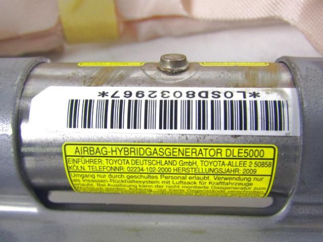 5B0627309QK7 AIRBAG A TENDINA POSTERIORE DESTRO TOYOTA IQ 1.0 B 50KW AUT 3P (2009) RICAMBIO USATO - Foto 4