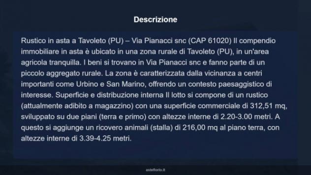 Immobile in asta di 528 m² in vendita a Tavoleto - Foto 11