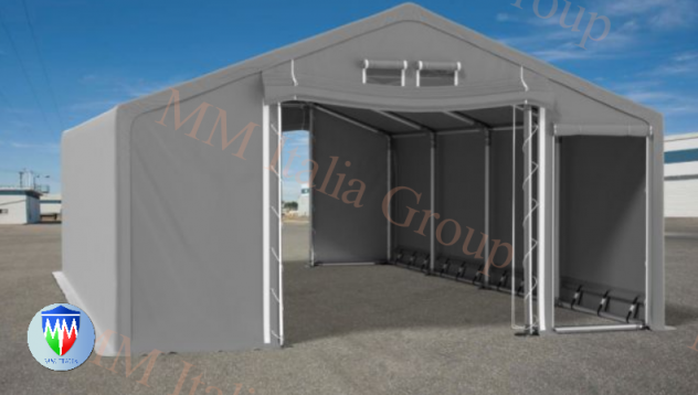 Tenda per Agricoltura 6 x 18 x 2,5/3,59 mt. senza richiesta di permessi - Foto 8