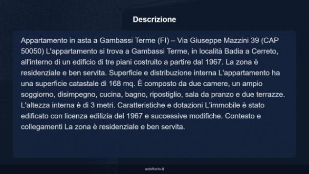 Immobile in asta di 168 m² con più di 5 locali in vendita a Gambassi Terme - Foto 6