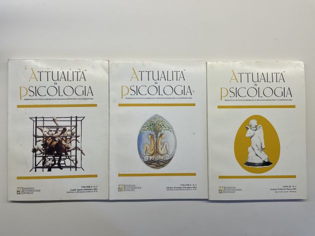 Attualità in psicologia, 3 numeri