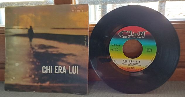 IL RAGAZZO DELLA VIA GLUCK Vinile 45 giri 7", SANREMO 1966. - Foto 4