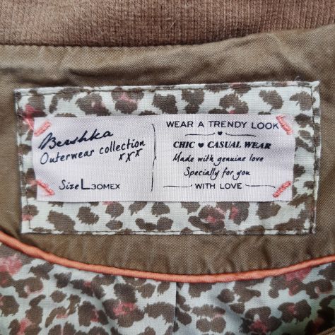 Giacca in cotone e poliestere marca Bershka - Foto 3