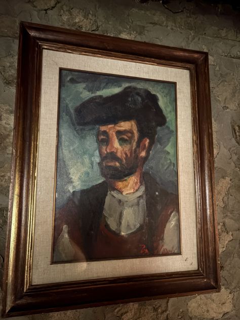 MARIANO ILARDI – “PASTORE SARDO” – DIPINTO FIRMATO CON CORNICE
