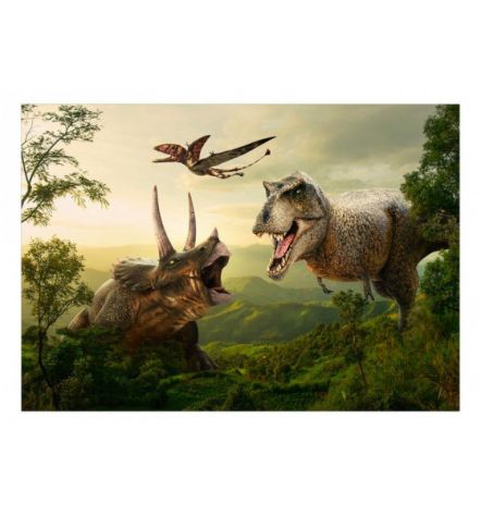 Fotomurale Adesivo Con Animali Preistorici Arredalacasa - Foto 2