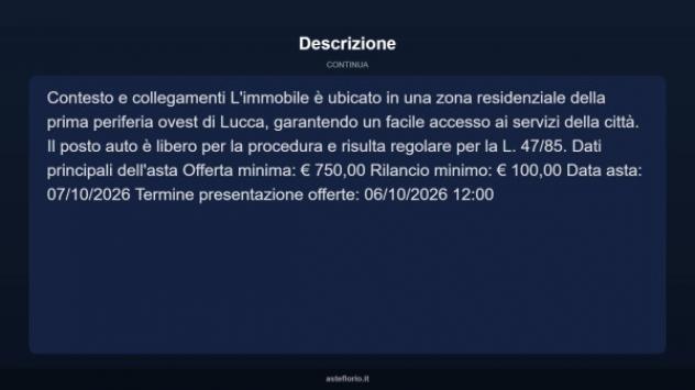Immobile in asta di 14 m² in vendita a Lucca - Foto 9