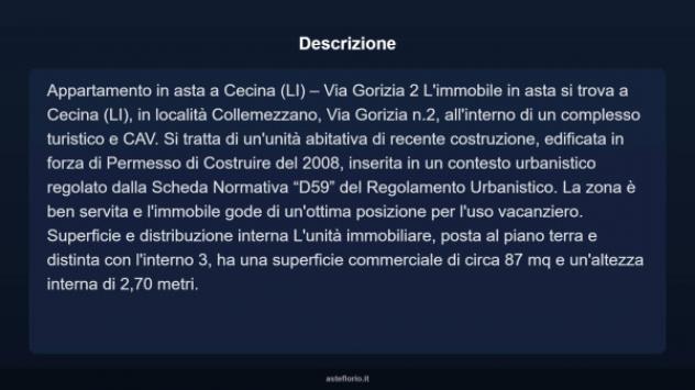 Immobile in asta di 87 m² in vendita a Cecina - Foto 9