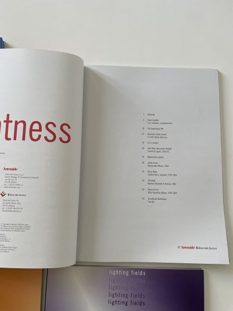 Lighting fields Artemide Editoriale Lotus, 4 numeri - Foto 4