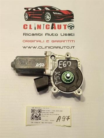 MOTORINO ALZAVETRO POSTERIORE SINISTRO BMW Serie 5 E60 6922319 (0310) - Foto 2