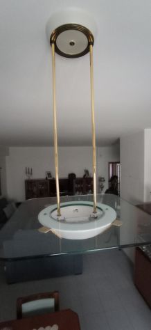 Lampadario F.Fabbian modello "Quadra" anni "80 VINTAGE - Foto 4