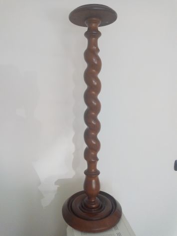 AFFARE !!! PIANTANA IN LEGNO MASSELLO CON TORCIGLIONI - OTTIMO STATO - Foto 2