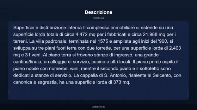 Immobile in asta di 2403 m² con più di 5 locali in vendita a San Miniato - Foto 5