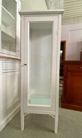 NUOVA CRISTALLIERA 1 ANTA DI VERO LEGNO, VARIE FINITURE - Foto 2